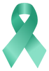 teal awareness ribbon